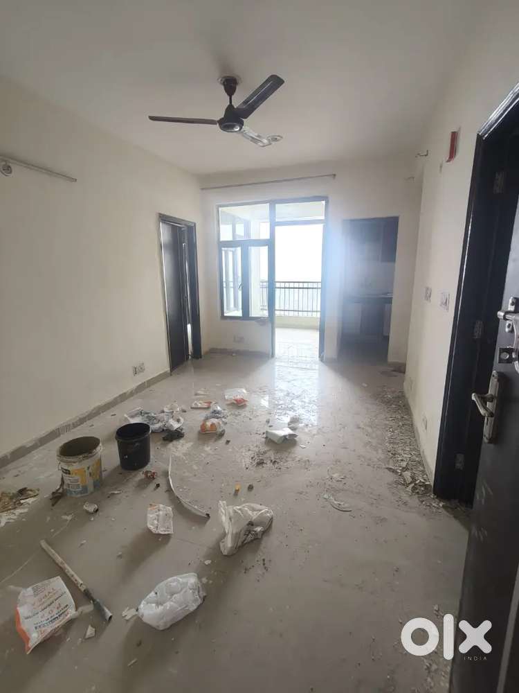 Available 2BHK+ study room semi furnished flat