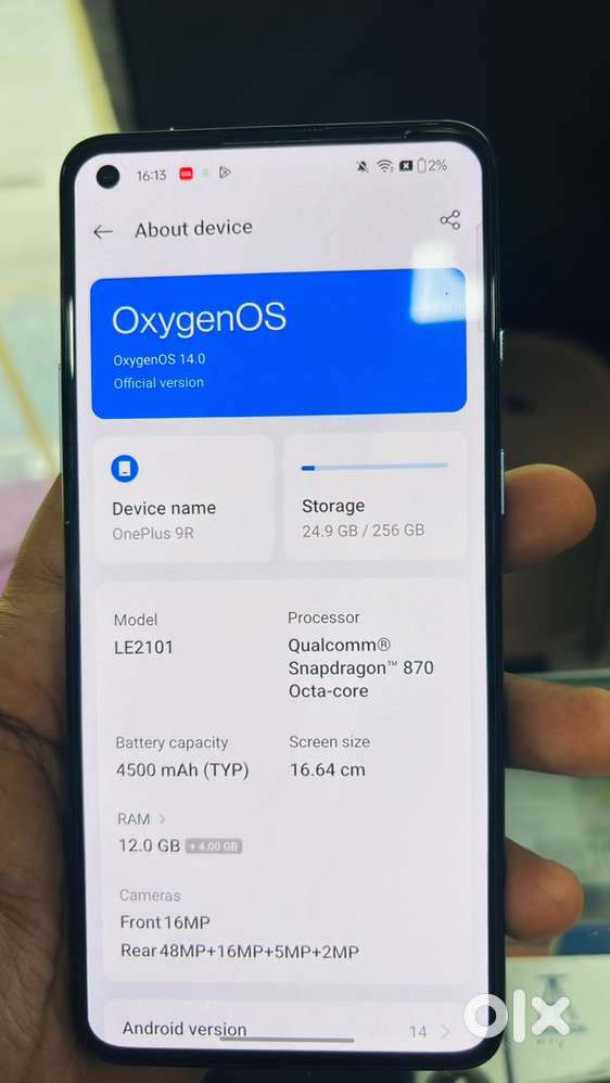 Oneplus 9R 12/256 GB