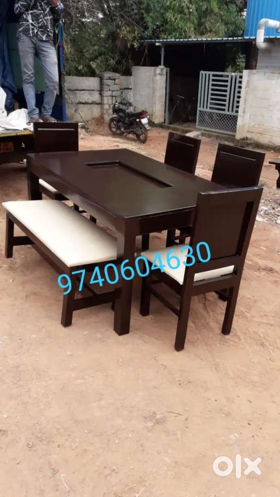 6 setar solid wooden daining table wholesale prices