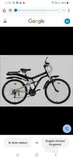 Bicycle Hercules Atom new tyres & with PUMP : 21 speed Geared