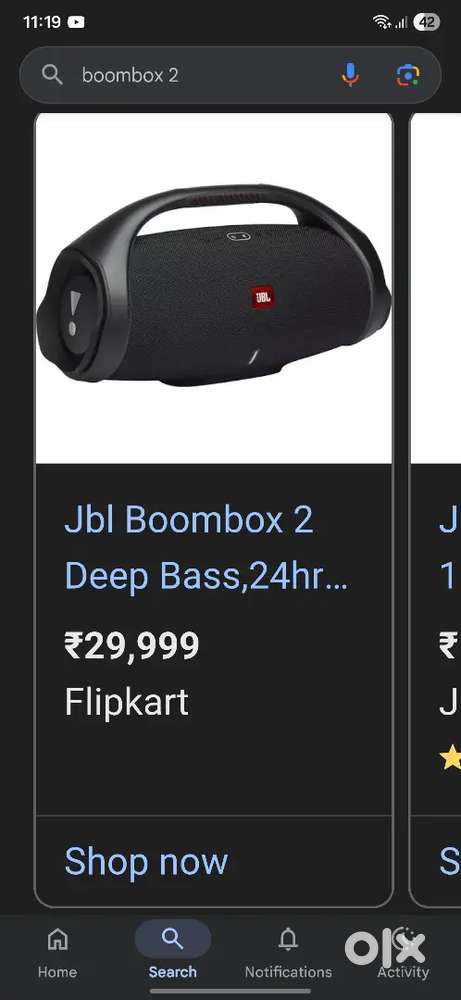 JBL speaker boombox 2