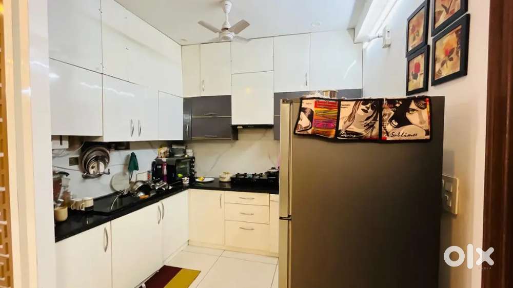 Luxury 3BHk both side open flat in dhakoli.