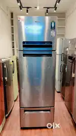 Whirlpool 300L Frost Free Triple-Door Refrigerator PROTTON ALPHA STEEL