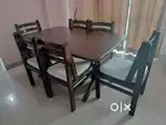 Dining table with 6 chairs