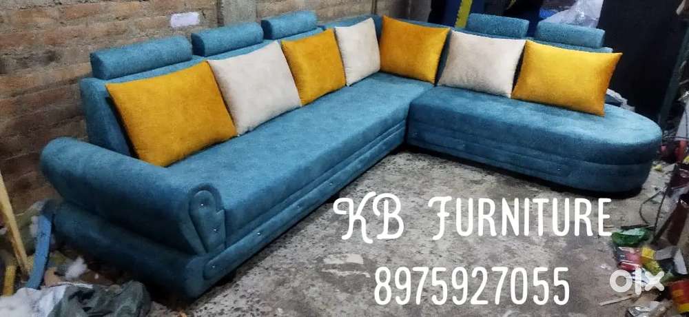 NEW MODEL LONGER SOFA SET L SHAPE