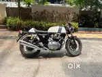 Continental GT 640 white color bike, 5 years, 2020 manufacturer