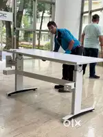 Steelcase brand 5/2.5 feet height adjustable table available in bulk