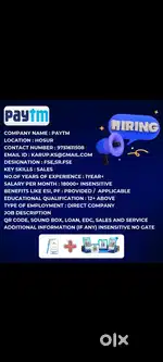 Paytm sales and service