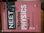 D.C Pandey Objective physics for Neet Class 11 and Class 12