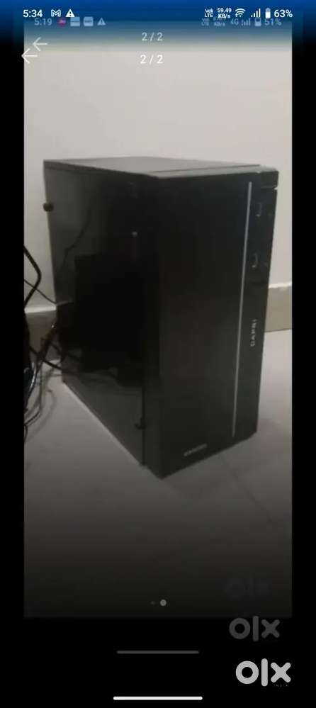 Windows 10 PC RGB cabinet mouse with all