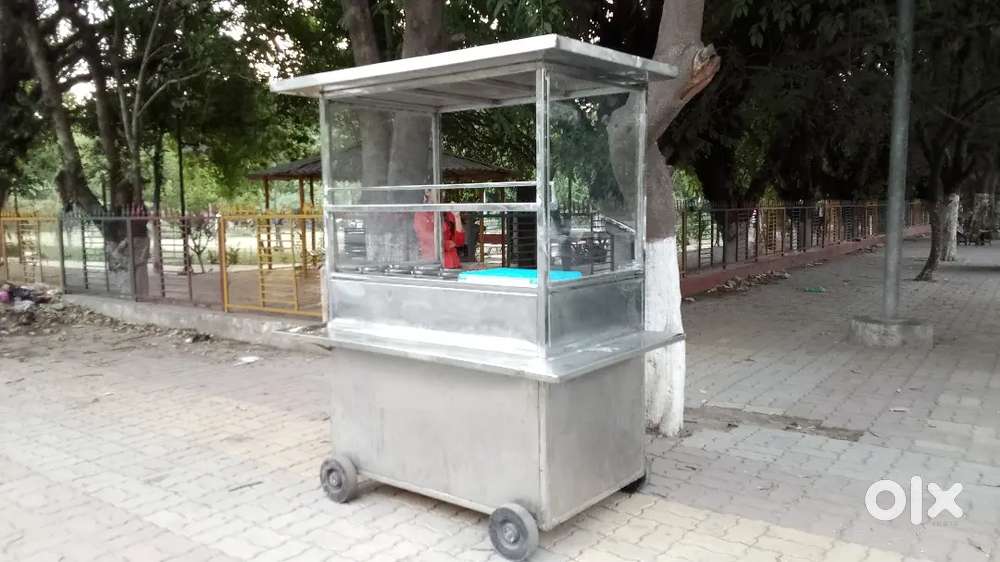 Stainless Steel Food Counter Food Cart