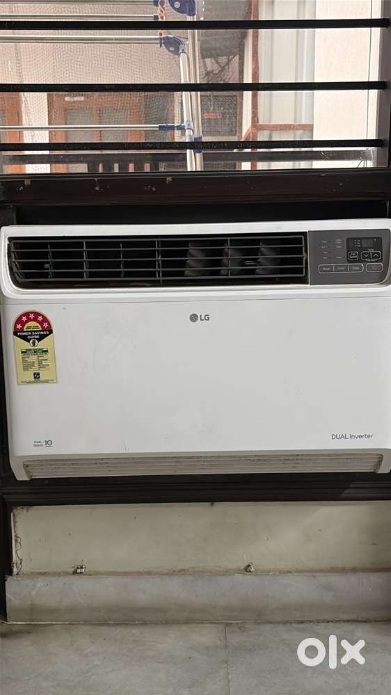 LG 5 star window AC with 8 years warrenty left