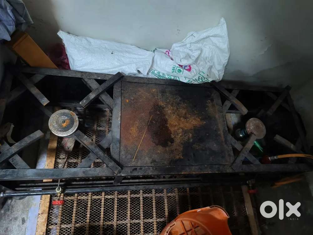 Hand made double stove