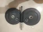 DUMBELL+ EXERCISE KIT+YOGA MAT+TABLE FAN+ HELMET+ 20l bucket+ wooden s