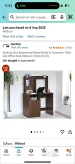 Brand New Unboxed Deck Up Zeus Computer/Study Table for Sale!