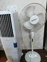 Symphony cooler and sujata pedestal fan ready for sale