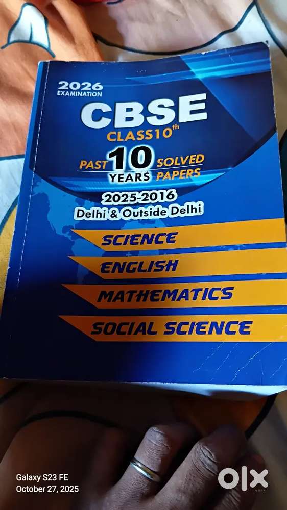 CBSE CLASS 10TH 2026 PAsT 10 YEARS SOLVED PAPERS