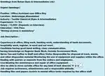 Office Assistant cum Office Boy
