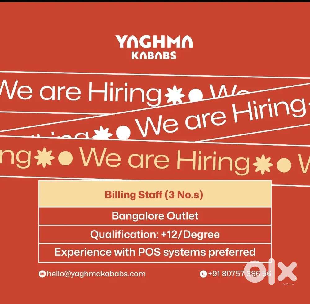 Billing staff wanted