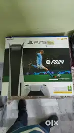 PS5+ Charging Dock + 2 Controllers +GTA5+FC25+ disk edition