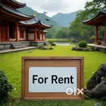 3150 sqft Empty site available for rent besides GAYATHRI DEVI Temple