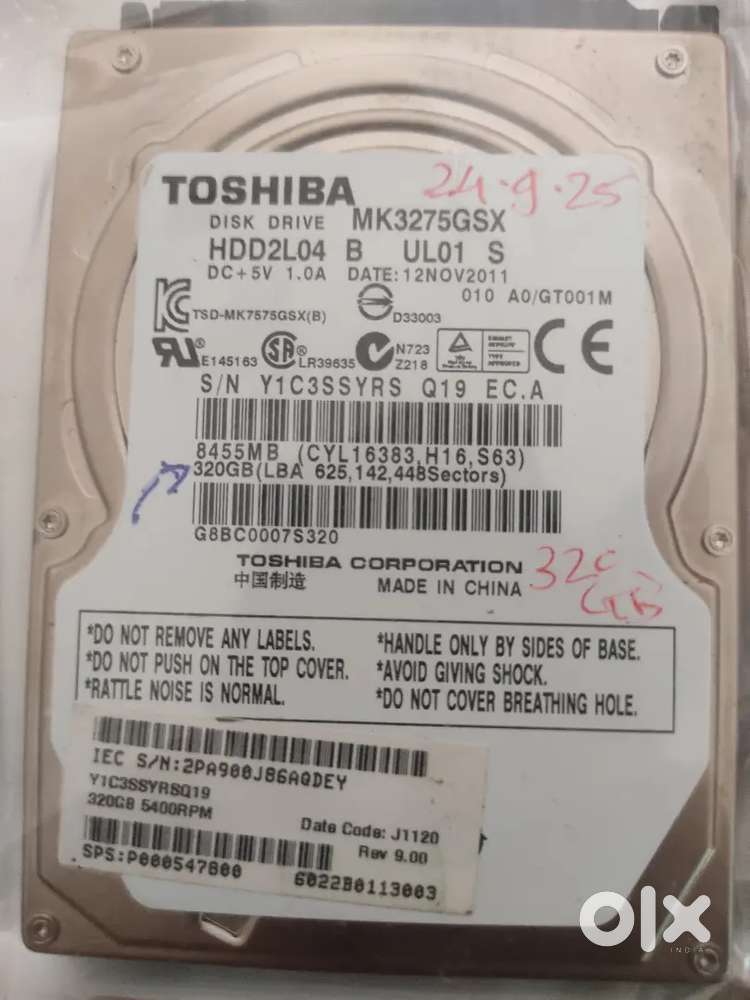320gb harddisk