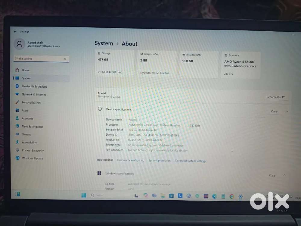 Lenovo ThinkPad R5 5500
