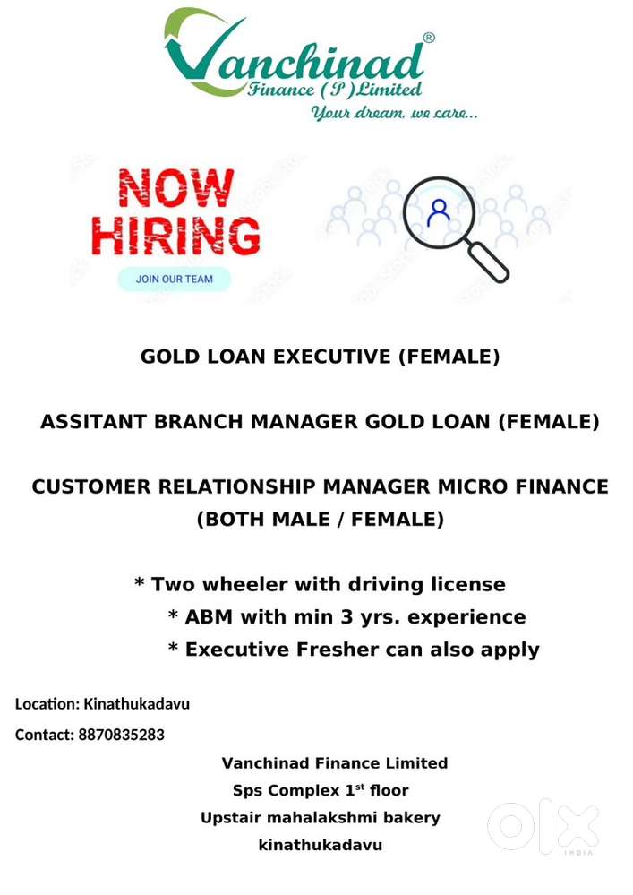 Gold loan finance
