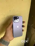 Iphone 14pro purple in flawless condition