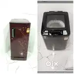 Weekend sale whirlpool single door and Godrej top load washing machine