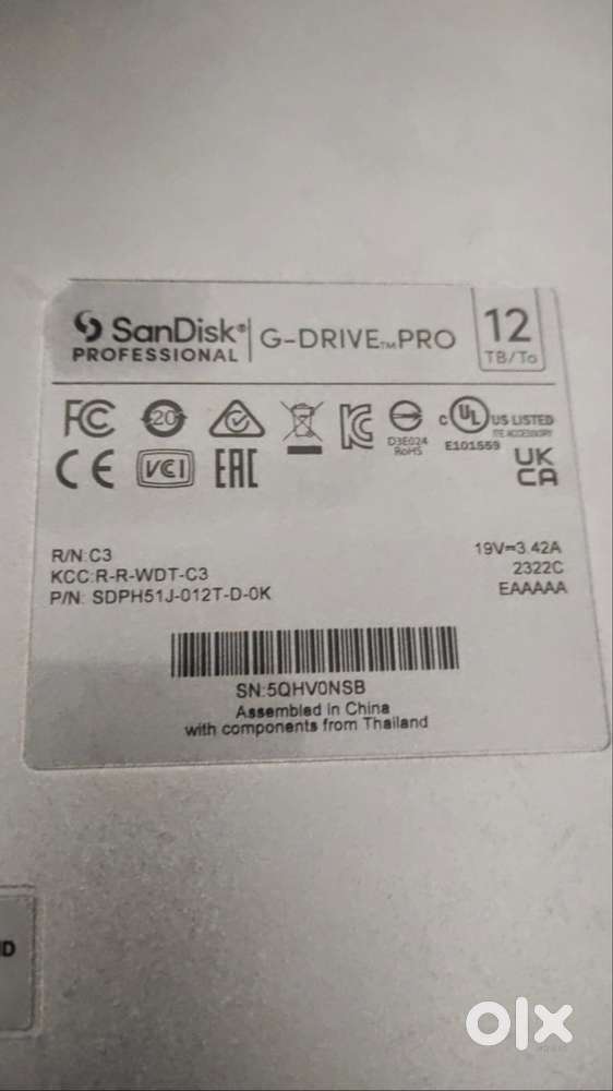 G Drive 12tb Pro Hurd Disc