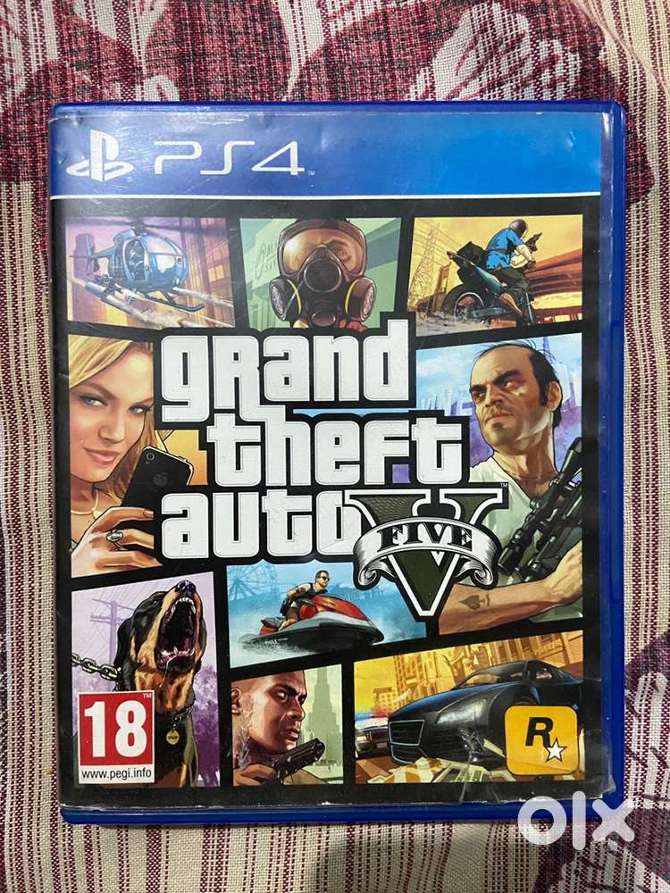 Gta 5 Ps4 & 5 Disc / Grand Theft Auto V & 5 / Playstation 4 & 5