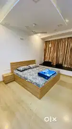 Queen size Bed with side tables