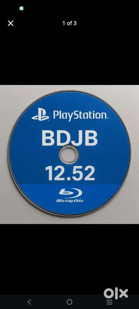 PS4 BLURAY DISC FW 12.52