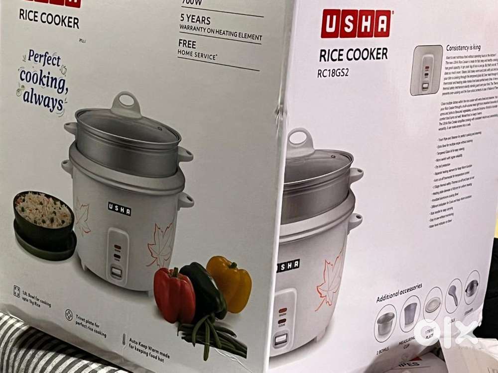 USHA RC18GS2 Steamer 700 W Automatic Rice Cooker 1.8 L