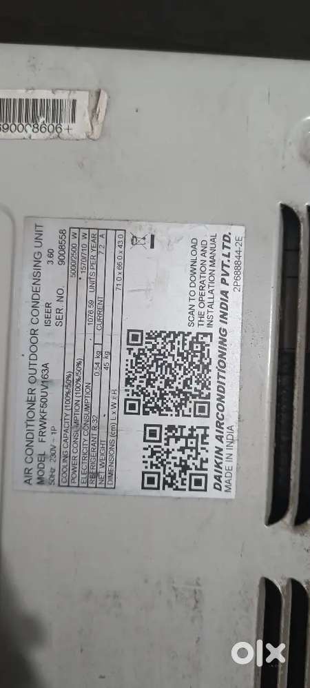 Brand New Daikin Window AC-2year old only