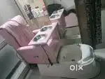Manicure Pedicure Station with Massager