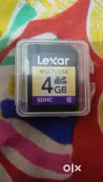 4GB SD card with Ultra high speed 3.0 Lexar multiuse SDHC