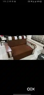 6 seater sofa set with setty and cousins good condition