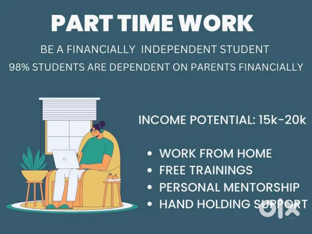 Part time work students, housewife, employee