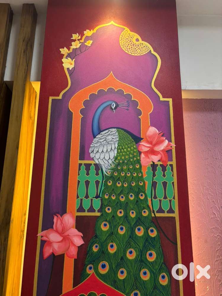 Peacock 3d painting