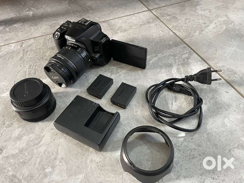 Canon 200D  Mark 2 with 50 mm lens & 2 orignal battery