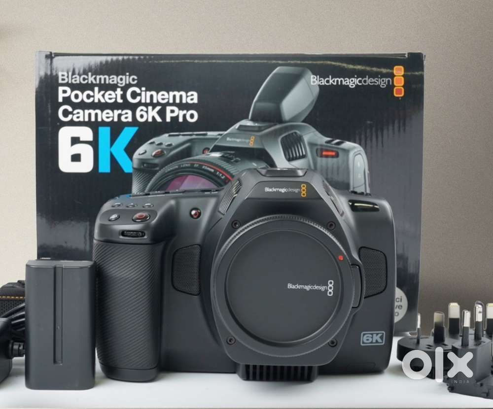 Blackmagic cinema 6K Pro camera & Canon 50mm Lens + Extras