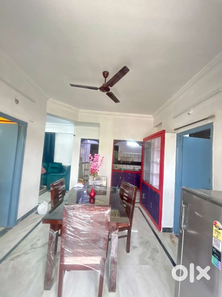 3 BHk Furnished Flat near D Mart Shaikpet 5 mins Gachibowli & Hitech c