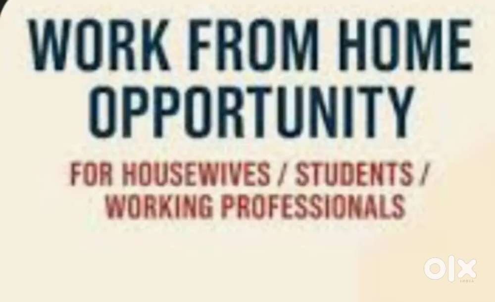 We are looking for handsome paid jobs at home