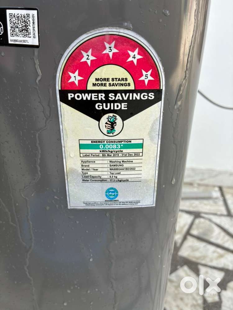 Samsung top load washing machine :- Washing , rins , spin (dryer)