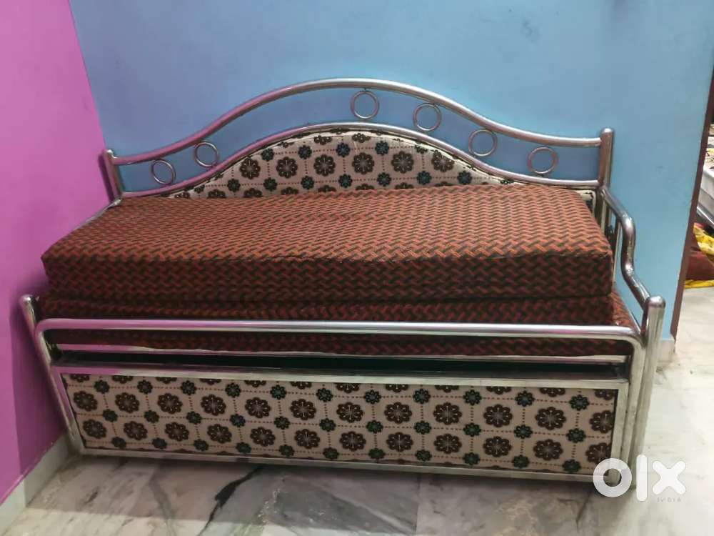6*6 steel sofa cum bed (customized)Rs30,000