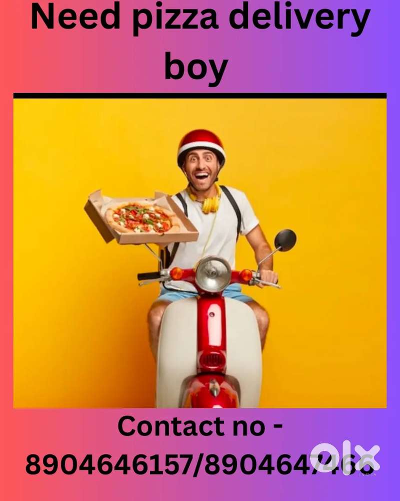 We are looking for pizza food delivery person ⁷