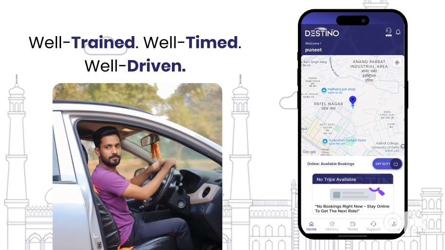 Trained driver with experience