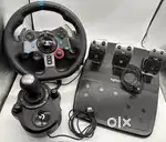 Logitech G29 Racing Steering Wheel, Pedals, and Shifter Set Used